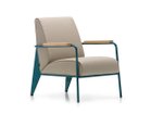 【ヴィトラ/Vitra / GOODS】のFauteuil de Salon / フォトゥイユ ド サロン 張地:レザープレミアム 71 サンド(レザー L40)、フレーム:ブルーディナスティ、アーム:ナチュ|ID: prp329100004968207 ipo3291000000037262404