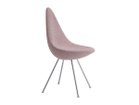 【フリッツ ハンセン/FRITZ HANSEN / GOODS】のDROP / ドロップ フルパディングチェア 3110 張地:キャンバス 614 ペールピンク()、脚部:クローム仕上|ID: prp329100004968234 ipo3291000000037262483