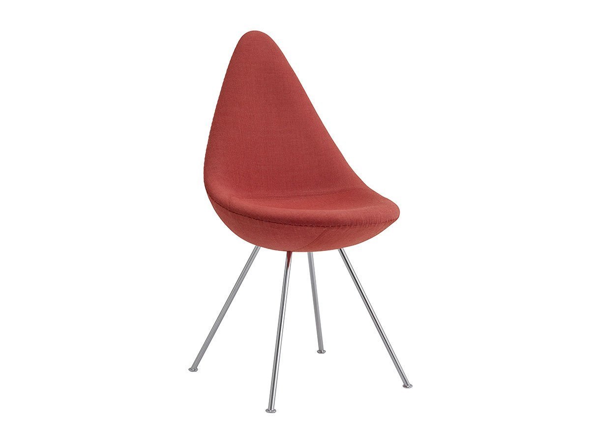 【フリッツ ハンセン/FRITZ HANSEN / GOODS】のDROP / ドロップ フルパディングチェア 3110 インテリア・キッズ・メンズ・レディースファッション・服の通販 founy(ファニー) 　ドロップ　Drop Shoulder, Dropped Style　ファブリック　Fabric, Textile　フェルト　Felt, Felt Fabric　送料無料　Free Shipping　おすすめ　Recommended / Our Picks　ホーム・キャンプ・アウトドア・お取り寄せ　Home Living / Home & Lifestyle / Camping Gear / Outdoor Camping　家具・インテリア　Home Furniture & Interior. Stylish & Functional Living Spaces　チェア・椅子　Seating & Chairs　ダイニングチェア・木製チェア　Dining Chairs　脚部:クローム仕上|ID: prp329100004968234 ipo3291000000037262485