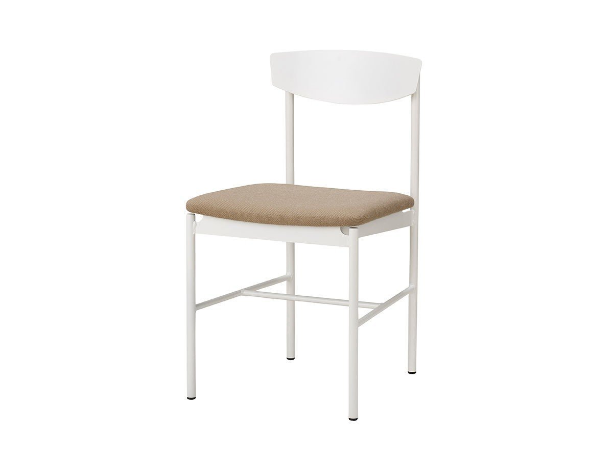 【杉山製作所/Sugiyama Seisakusho / GOODS】のPetit Chair / プチ チェア インテリア・キッズ・メンズ・レディースファッション・服の通販 founy(ファニー) 　送料無料　Free Shipping　スタンダード　Standard, Basic　ホーム・キャンプ・アウトドア・お取り寄せ　Home Living / Home & Lifestyle / Camping Gear / Outdoor Camping　家具・インテリア　Home Furniture & Interior. Stylish & Functional Living Spaces　チェア・椅子　Seating & Chairs　ダイニングチェア・木製チェア　Dining Chairs　張地:N.C. NC122(Aランク)、フレームサンドホワイト、サイズ:座面高42cm|ID: prp329100004968250 ipo3291000000037262546