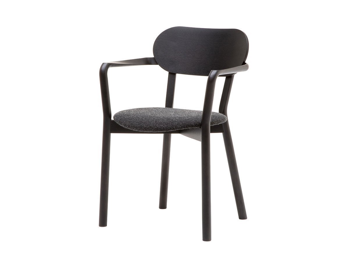 【カリモクニュースタンダード/KARIMOKU NEW STANDARD】のCASTOR ARMCHAIR PLUS PAD / キャストール アームチェア プラス パッド インテリア・キッズ・メンズ・レディースファッション・服の通販 founy(ファウニー) 　送料無料　Free Shipping　定番　Standard, Basic Item　ホーム・キャンプ・アウトドア・お取り寄せ　Home Living / Home & Lifestyle / Camping Gear / Outdoor Camping　家具・インテリア　Home Furniture & Interior. Stylish & Functional Living Spaces　チェア・椅子　Seating & Chairs　ダイニングチェア・木製チェア　Dining Chairs　ホーム・キャンプ・アウトドア・お取り寄せ　Home Living / Home & Lifestyle / Camping Gear / Outdoor Camping　家具・インテリア　Home Furniture & Interior. Stylish & Functional Living Spaces　チェア・椅子　Seating & Chairs　アームチェア・アクセントチェア　Armchairs & Accent Chairs　ブラック|ID: prp329100004968262 ipo3291000000037262584