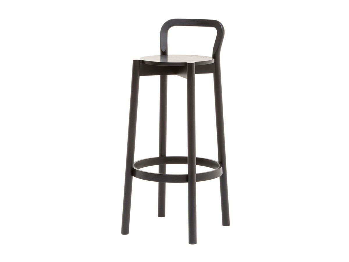 【カリモクニュースタンダード/KARIMOKU NEW STANDARD】のCASTOR BARSTOOL with BACKREST / キャストール バースツール ハイ ウィズバックレスト インテリア・キッズ・メンズ・レディースファッション・服の通販 founy(ファウニー) 　送料無料　Free Shipping　コンパクト　Compact, Small Size　シンプル　Simple, Minimal　ホーム・キャンプ・アウトドア・お取り寄せ　Home Living / Home & Lifestyle / Camping Gear / Outdoor Camping　家具・インテリア　Home Furniture & Interior. Stylish & Functional Living Spaces　チェア・椅子　Seating & Chairs　スツール・バースツール　Stools & Bar Stools　ホーム・キャンプ・アウトドア・お取り寄せ　Home Living / Home & Lifestyle / Camping Gear / Outdoor Camping　家具・インテリア　Home Furniture & Interior. Stylish & Functional Living Spaces　チェア・椅子　Seating & Chairs　カウンターチェア・ハイチェア　Bar Stools / High Stools　ブラック|ID: prp329100004968267 ipo3291000000037262599