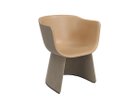 【フリッツ ハンセン/FRITZ HANSEN / GOODS】のMONOLIT / モノリット ラウンジチェア レザーパイピングあり CM231 シェル外側 / ベース張地:スニヴァ 233 ライトベージュ(カテゴリー2)、内側張地:ナチュラルレ|ID: prp329100004968291 ipo3291000000037262692
