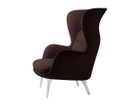 【フリッツ ハンセン/FRITZ HANSEN / GOODS】のRO / ロオチェア ラウンジチェア サテン仕上アルミ製ベース JH1 大人の最旬トレンドファッション＆コーディネート founy(ファウニー) クッション Cushion, Throw Pillow グラス Glass, Eyewear サテン Satin, Glossy Fabric テーブル Table, Dining Table ファブリック Fabric, Textile フォルム Silhouette, Form フォーム Form おすすめ Recommended / Our Picks ホーム・キャンプ・アウトドア・お取り寄せ Home Living / Home & Lifestyle / Camping Gear / Outdoor Camping 家具・インテリア Home Furniture & Interior. Stylish & Functional Living Spaces チェア・椅子 Seating & Chairs ラウンジチェア・リクライナー Lounge Chairs / Recliners thumbnail 張地:1135 ブルー / オレンジ(クリスチャンハウン)|ID: prp329100004968382 ipo3291000000037262949