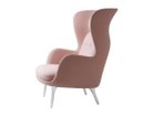 【フリッツ ハンセン/FRITZ HANSEN / GOODS】のRO / ロオチェア ラウンジチェア サテン仕上アルミ製ベース JH1 大人の最旬トレンドファッション＆コーディネート founy(ファウニー) クッション Cushion, Throw Pillow グラス Glass, Eyewear サテン Satin, Glossy Fabric テーブル Table, Dining Table ファブリック Fabric, Textile フォルム Silhouette, Form フォーム Form おすすめ Recommended / Our Picks ホーム・キャンプ・アウトドア・お取り寄せ Home Living / Home & Lifestyle / Camping Gear / Outdoor Camping 家具・インテリア Home Furniture & Interior. Stylish & Functional Living Spaces チェア・椅子 Seating & Chairs ラウンジチェア・リクライナー Lounge Chairs / Recliners thumbnail シェル:STEELCUT / 605、クッション:CANVAS / 0614 ライトピンク|ID: prp329100004968382 ipo3291000000037262959