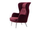 【フリッツ ハンセン/FRITZ HANSEN / GOODS】のRO / ロオチェア ラウンジチェア サテン仕上アルミ製ベース JH1 大人の最旬トレンドファッション＆コーディネート founy(ファウニー) クッション Cushion, Throw Pillow グラス Glass, Eyewear サテン Satin, Glossy Fabric テーブル Table, Dining Table ファブリック Fabric, Textile フォルム Silhouette, Form フォーム Form おすすめ Recommended / Our Picks ホーム・キャンプ・アウトドア・お取り寄せ Home Living / Home & Lifestyle / Camping Gear / Outdoor Camping 家具・インテリア Home Furniture & Interior. Stylish & Functional Living Spaces チェア・椅子 Seating & Chairs ラウンジチェア・リクライナー Lounge Chairs / Recliners thumbnail シェル:BALDER / 3 682、クッション:SUNNIVA / 662 バーガンディ|ID: prp329100004968382 ipo3291000000037262960