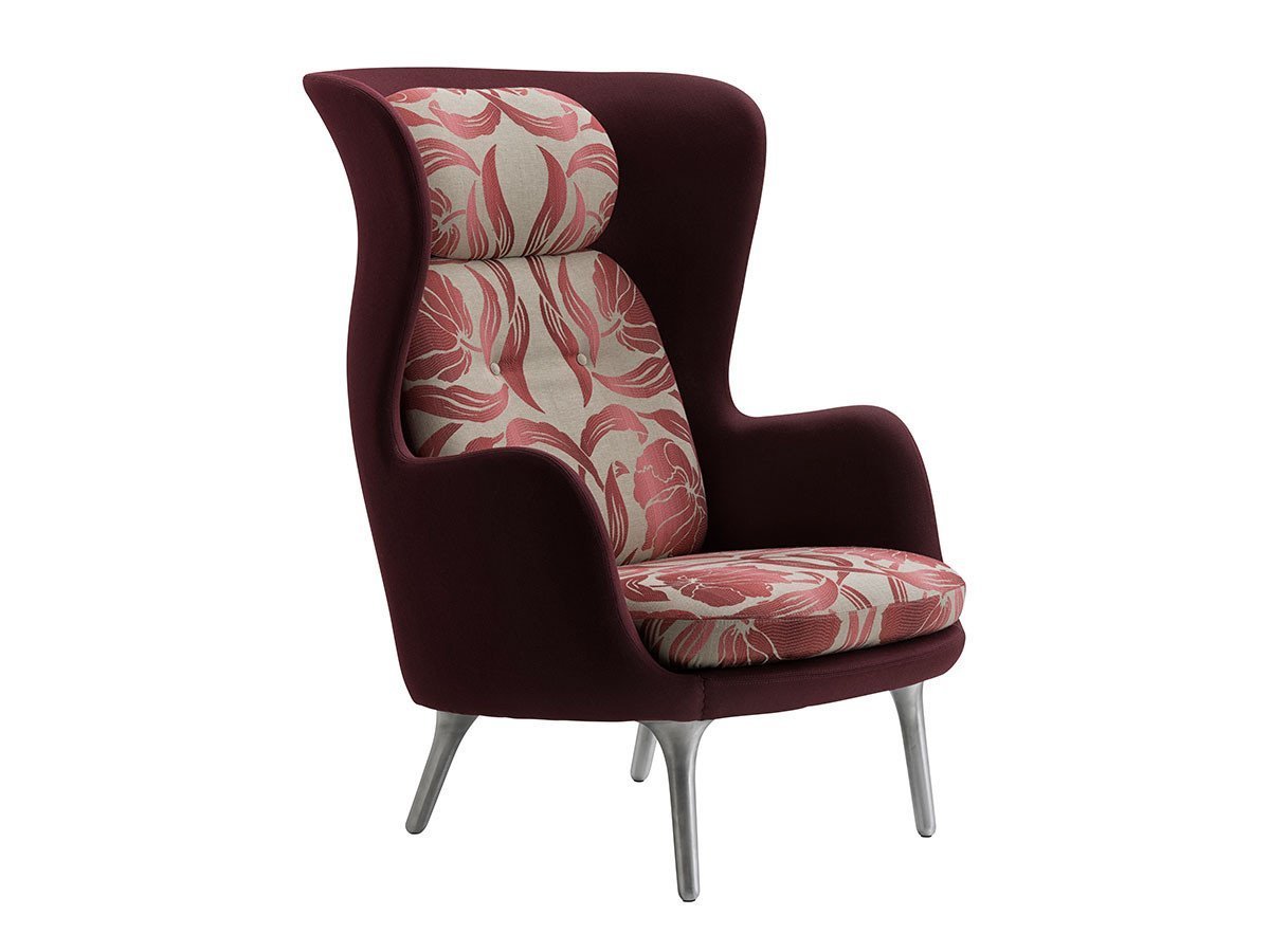 【フリッツ ハンセン/FRITZ HANSEN / GOODS】のRO / ロオチェア ラウンジチェア サテン仕上アルミ製ベース JH1 インテリア・キッズ・メンズ・レディースファッション・服の通販 founy(ファウニー) 　クッション　Cushion, Throw Pillow　グラス　Glass, Eyewear　サテン　Satin, Glossy Fabric　テーブル　Table, Dining Table　ファブリック　Fabric, Textile　フォルム　Silhouette, Form　フォーム　Form　おすすめ　Recommended / Our Picks　ホーム・キャンプ・アウトドア・お取り寄せ　Home Living / Home & Lifestyle / Camping Gear / Outdoor Camping　家具・インテリア　Home Furniture & Interior. Stylish & Functional Living Spaces　チェア・椅子　Seating & Chairs　ラウンジチェア・リクライナー　Lounge Chairs / Recliners　参考イメージ|ID: prp329100004968382 ipo3291000000037262962