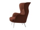 【フリッツ ハンセン/FRITZ HANSEN / GOODS】のRO / ロオチェア ラウンジチェア サテン仕上アルミ製ベース JH1 大人の最旬トレンドファッション＆コーディネート founy(ファウニー) クッション Cushion, Throw Pillow グラス Glass, Eyewear サテン Satin, Glossy Fabric テーブル Table, Dining Table ファブリック Fabric, Textile フォルム Silhouette, Form フォーム Form おすすめ Recommended / Our Picks ホーム・キャンプ・アウトドア・お取り寄せ Home Living / Home & Lifestyle / Camping Gear / Outdoor Camping 家具・インテリア Home Furniture & Interior. Stylish & Functional Living Spaces チェア・椅子 Seating & Chairs ラウンジチェア・リクライナー Lounge Chairs / Recliners thumbnail 張地:1134 ダークオレンジ(クリスチャンハウン)|ID: prp329100004968382 ipo3291000000037262968