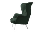 【フリッツ ハンセン/FRITZ HANSEN / GOODS】のRO / ロオチェア ラウンジチェア サテン仕上アルミ製ベース JH1 大人の最旬トレンドファッション＆コーディネート founy(ファウニー) クッション Cushion, Throw Pillow グラス Glass, Eyewear サテン Satin, Glossy Fabric テーブル Table, Dining Table ファブリック Fabric, Textile フォルム Silhouette, Form フォーム Form おすすめ Recommended / Our Picks ホーム・キャンプ・アウトドア・お取り寄せ Home Living / Home & Lifestyle / Camping Gear / Outdoor Camping 家具・インテリア Home Furniture & Interior. Stylish & Functional Living Spaces チェア・椅子 Seating & Chairs ラウンジチェア・リクライナー Lounge Chairs / Recliners thumbnail 張地:1160 ダークグリーンユニ(クリスチャンハウン)|ID: prp329100004968382 ipo3291000000037262979