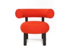 【トム ディクソン/Tom Dixon / GOODS】のFat Lounge Chair Wood / ファット ラウンジチェア 木脚 張地:ハリンダル65 0600(CAT2)、フレームブラック|ID: prp329100004968405 ipo3291000000037263029