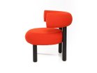 【トム ディクソン/Tom Dixon / GOODS】のFat Lounge Chair Wood / ファット ラウンジチェア 木脚 張地:ハリンダル65 0600(CAT2)、フレームブラック|ID: prp329100004968405 ipo3291000000037263038