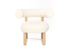 【トム ディクソン/Tom Dixon / GOODS】のFat Lounge Chair Wood / ファット ラウンジチェア 木脚 張地:ハリンダル65 0100(CAT2)、フレームナチュラル|ID: prp329100004968405 ipo3291000000037263042