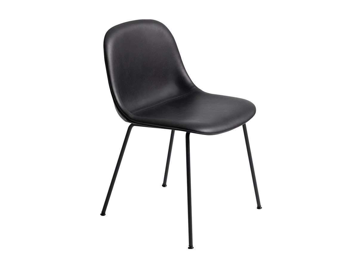 【ムート/MUUTO / GOODS】のFIBER SIDE CHAIR TUBE BASE / ファイバーサイドチェア チューブベース インテリア・キッズ・メンズ・レディースファッション・服の通販 founy(ファニー) 　ウッド　Wooden Design　チューブ　Tube, Tube Top　ファブリック　Fabric, Textile　フェイス　Face, Facial Design　フォーム　Form　ホーム・キャンプ・アウトドア・お取り寄せ　Home Living / Home & Lifestyle / Camping Gear / Outdoor Camping　家具・インテリア　Home Furniture & Interior. Stylish & Functional Living Spaces　チェア・椅子　Seating & Chairs　ダイニングチェア・木製チェア　Dining Chairs　カラー(座面レザー):リファインレザーブラック / ブラック|ID: prp329100004968470 ipo3291000000037263225