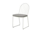 【杉山製作所/Sugiyama Seisakusho / GOODS】のfelice chair mio / フェリーチェ チェア ミオ 大人の最旬トレンドファッション＆コーディネート founy(ファウニー) 送料無料 Free Shipping コンパクト Compact, Small Size シンプル Simple, Minimal フレーム Frame, Outline ホーム・キャンプ・アウトドア・お取り寄せ Home Living / Home & Lifestyle / Camping Gear / Outdoor Camping 家具・インテリア Home Furniture & Interior. Stylish & Functional Living Spaces チェア・椅子 Seating & Chairs ダイニングチェア・木製チェア Dining Chairs thumbnail 張地:ホルム HoGR ホルムグレー(Aランク)、フレームサンドシルバー、サイズ:座面高41cm|ID: prp329100004968508 ipo3291000000037263323