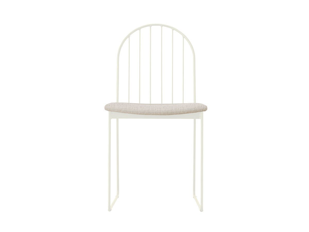 【杉山製作所/Sugiyama Seisakusho / GOODS】のfelice chair mio / フェリーチェ チェア ミオ インテリア・キッズ・メンズ・レディースファッション・服の通販 founy(ファウニー) 　送料無料　Free Shipping　コンパクト　Compact, Small Size　シンプル　Simple, Minimal　フレーム　Frame, Outline　ホーム・キャンプ・アウトドア・お取り寄せ　Home Living / Home & Lifestyle / Camping Gear / Outdoor Camping　家具・インテリア　Home Furniture & Interior. Stylish & Functional Living Spaces　チェア・椅子　Seating & Chairs　ダイニングチェア・木製チェア　Dining Chairs　張地:ニトラAC UP5521(AAランク)、フレームサンドホワイト|ID: prp329100004968508 ipo3291000000037263332