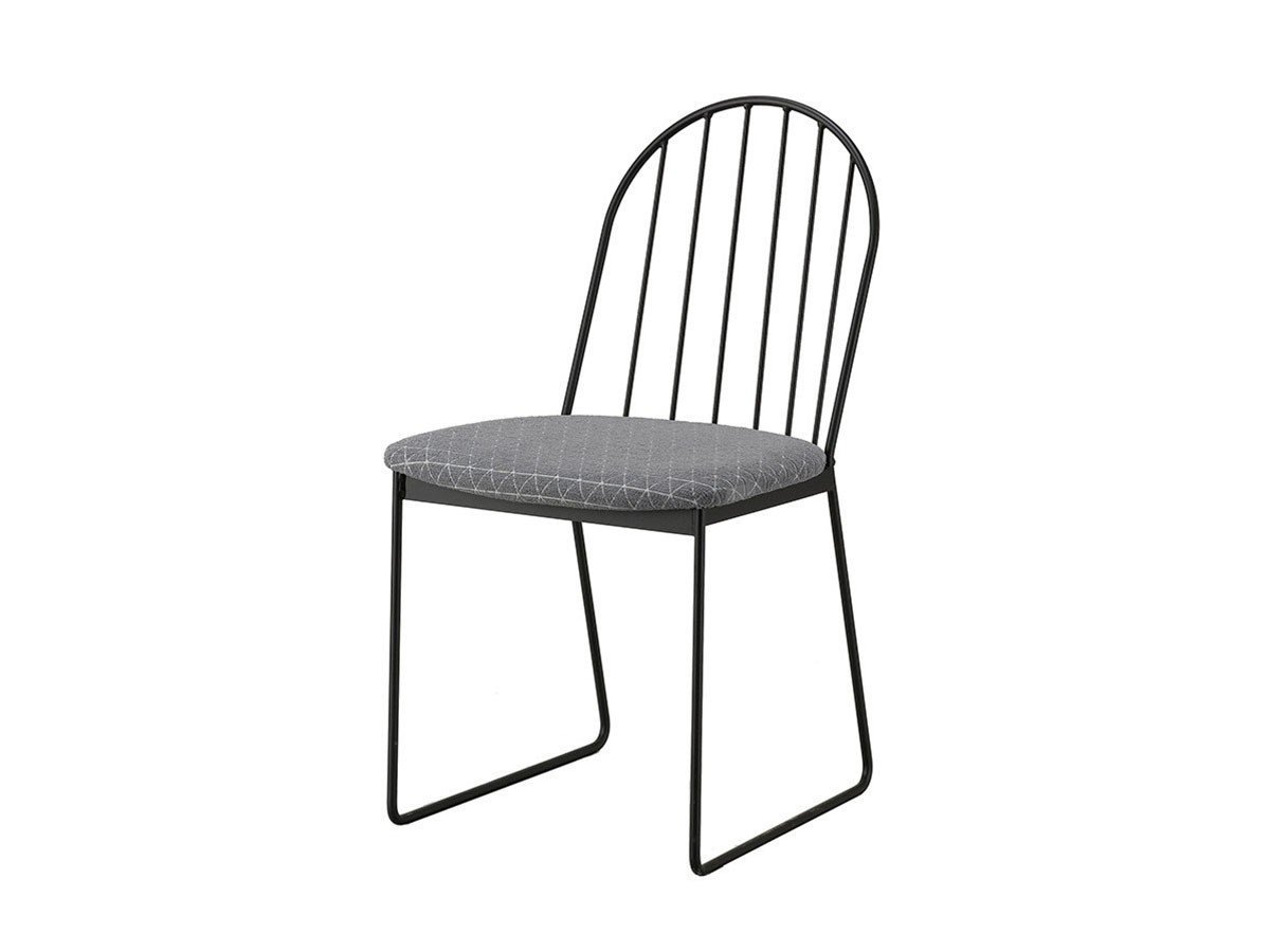 【杉山製作所/Sugiyama Seisakusho / GOODS】のfelice chair mio / フェリーチェ チェア ミオ インテリア・キッズ・メンズ・レディースファッション・服の通販 founy(ファウニー) 　送料無料　Free Shipping　コンパクト　Compact, Small Size　シンプル　Simple, Minimal　フレーム　Frame, Outline　ホーム・キャンプ・アウトドア・お取り寄せ　Home Living / Home & Lifestyle / Camping Gear / Outdoor Camping　家具・インテリア　Home Furniture & Interior. Stylish & Functional Living Spaces　チェア・椅子　Seating & Chairs　ダイニングチェア・木製チェア　Dining Chairs　張地:ソレイユ SGR グレー(Aランク)、フレームサンドブラック、サイズ:座面高41cm<&|ID: prp329100004968508 ipo3291000000037263337