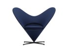 【ヴィトラ/Vitra / GOODS】のHeart Cone Chair / ハート コーン チェア 張地:コジー 2 21 ダークブルー(ファブリック F80)、ベース:30 ベーシックダーク|ID: prp329100004968590 ipo3291000000037263585
