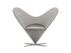 【ヴィトラ/Vitra / GOODS】のHeart Cone Chair / ハート コーン チェア 張地:チェント 15 ソルトペッパー(ファブリック F120)、ベース:ステンレススチールブラッシュ|ID: prp329100004968590 ipo3291000000037263587