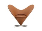 【ヴィトラ/Vitra / GOODS】のHeart Cone Chair / ハート コーン チェア 張地:レザープレミアム F 97 コニャック(レザー L50)、ベース:ステンレススチールブラッシュ|ID: prp329100004968590 ipo3291000000037263588