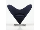 【ヴィトラ/Vitra / GOODS】のHeart Cone Chair / ハート コーン チェア 張地:オラ 06 ダークブルー(ファブリック F40)、ベース:ステンレススチールブラッシュド|ID: prp329100004968590 ipo3291000000037263592