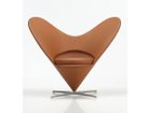 【ヴィトラ/Vitra / GOODS】のHeart Cone Chair / ハート コーン チェア 張地:レザープレミアム F 97 コニャック(レザー L50)、ベース:ステンレススチールブラッシュ|ID: prp329100004968590 ipo3291000000037263597