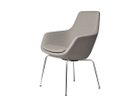 【フリッツ ハンセン/FRITZ HANSEN / GOODS】のLITTLE GIRAFFE / リトルジラフ チェア 4本脚 3201 / 3201R 張地:1120 ライトベージュ(クリスチャンハウン)、脚部:クローム仕上|ID: prp329100004968608 ipo3291000000037263657