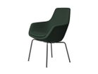 【フリッツ ハンセン/FRITZ HANSEN / GOODS】のLITTLE GIRAFFE / リトルジラフ チェア 4本脚 3201 / 3201R 張地:1160 ダークグリーンユニ(クリスチャンハウン)、脚部:ブラック粉体塗装仕上|ID: prp329100004968608 ipo3291000000037263660