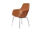 【フリッツ ハンセン/FRITZ HANSEN / GOODS】のLITTLE GIRAFFE / リトルジラフ チェア 4本脚 3201 / 3201R 張地:グレースレザー / ウォルナット(カテゴリー5)、脚部:クローム仕上|ID: prp329100004968608 ipo3291000000037263662