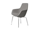 【フリッツ ハンセン/FRITZ HANSEN / GOODS】のLITTLE GIRAFFE / リトルジラフ チェア 4本脚 3201 / 3201R 張地:1121 ベージュ(クリスチャンハウン)、脚部:クローム仕上|ID: prp329100004968608 ipo3291000000037263667