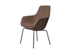 【フリッツ ハンセン/FRITZ HANSEN / GOODS】のLITTLE GIRAFFE / リトルジラフ チェア 4本脚 3201 / 3201R 張地:1132 ベージュ / オレンジ(クリスチャンハウン)、脚部:ブラック粉体塗装仕上|ID: prp329100004968608 ipo3291000000037263673