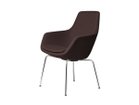 【フリッツ ハンセン/FRITZ HANSEN / GOODS】のLITTLE GIRAFFE / リトルジラフ チェア 4本脚 3201 / 3201R 張地:1135 ブルー / オレンジ(クリスチャンハウン)、脚部:クローム仕上|ID: prp329100004968608 ipo3291000000037263679