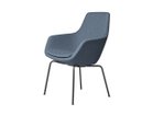 【フリッツ ハンセン/FRITZ HANSEN / GOODS】のLITTLE GIRAFFE / リトルジラフ チェア 4本脚 3201 / 3201R 張地:1152 ライトブルー(クリスチャンハウン)、脚部:ブラック粉体塗装仕上|ID: prp329100004968608 ipo3291000000037263693