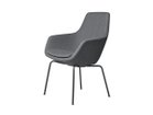【フリッツ ハンセン/FRITZ HANSEN / GOODS】のLITTLE GIRAFFE / リトルジラフ チェア 4本脚 3201 / 3201R 張地:1171 ライトグレー(クリスチャンハウン)、脚部:ブラック粉体塗装仕上|ID: prp329100004968608 ipo3291000000037263707