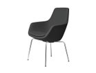 【フリッツ ハンセン/FRITZ HANSEN / GOODS】のLITTLE GIRAFFE / リトルジラフ チェア 4本脚 3201 / 3201R 張地:1172 グレーユニ(クリスチャンハウン)、脚部:クローム仕上|ID: prp329100004968608 ipo3291000000037263708