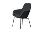 【フリッツ ハンセン/FRITZ HANSEN / GOODS】のLITTLE GIRAFFE / リトルジラフ チェア 4本脚 3201 / 3201R 張地:1174 ダークグレー(クリスチャンハウン)、脚部:ブラック粉体塗装仕上|ID: prp329100004968608 ipo3291000000037263714