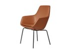 【フリッツ ハンセン/FRITZ HANSEN / GOODS】のLITTLE GIRAFFE / リトルジラフ チェア 4本脚 3201 / 3201R 張地:グレースレザー / ウォルナット(カテゴリー5)、脚部:ブラック粉体塗装仕上|ID: prp329100004968608 ipo3291000000037263723