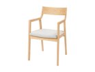 【フライミー ヴェール/FLYMEe vert / GOODS】のARM CHAIR / アームチェア #117184 大人の最旬トレンドファッション＆コーディネート founy(ファウニー) エレガント 上品 Elegant 軽量 Lightweight, Ultra Light シンプル Simple, Minimal フレーム Frame, Outline 送料無料 Free Shipping ホーム・キャンプ・アウトドア・お取り寄せ Home Living / Home & Lifestyle / Camping Gear / Outdoor Camping 家具・インテリア Home Furniture & Interior. Stylish & Functional Living Spaces チェア・椅子 Seating & Chairs ダイニングチェア・木製チェア Dining Chairs ホーム・キャンプ・アウトドア・お取り寄せ Home Living / Home & Lifestyle / Camping Gear / Outdoor Camping 家具・インテリア Home Furniture & Interior. Stylish & Functional Living Spaces チェア・椅子 Seating & Chairs アームチェア・アクセントチェア Armchairs & Accent Chairs thumbnail 張地:SP-LGR ライトグレー(ファブリック Cランク)、ウッド:オーク(ナチュラル色)|ID: prp329100004968656 ipo3291000000037263871