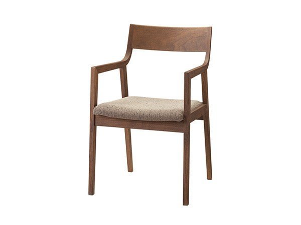 【フライミー ヴェール/FLYMEe vert / GOODS】のARM CHAIR / アームチェア #117184 インテリア・キッズ・メンズ・レディースファッション・服の通販 founy(ファウニー) 　エレガント 上品　Elegant　軽量　Lightweight, Ultra Light　シンプル　Simple, Minimal　フレーム　Frame, Outline　送料無料　Free Shipping　ホーム・キャンプ・アウトドア・お取り寄せ　Home Living / Home & Lifestyle / Camping Gear / Outdoor Camping　家具・インテリア　Home Furniture & Interior. Stylish & Functional Living Spaces　チェア・椅子　Seating & Chairs　ダイニングチェア・木製チェア　Dining Chairs　ホーム・キャンプ・アウトドア・お取り寄せ　Home Living / Home & Lifestyle / Camping Gear / Outdoor Camping　家具・インテリア　Home Furniture & Interior. Stylish & Functional Living Spaces　チェア・椅子　Seating & Chairs　アームチェア・アクセントチェア　Armchairs & Accent Chairs　張地:ウッド:ウォールナット|ID: prp329100004968656 ipo3291000000037263873