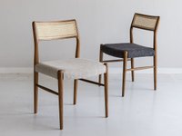 【ノル/NOR / CRASH GATE】のIRMA CHAIR / イルマ チェア 大人の最旬トレンドファッション＆コーディネート founy(ファウニー) シンプル Simple, Minimal ファブリック Fabric, Textile フィット Fit, Slim Fit フレーム Frame, Outline ラウンド Round, Round Neck ラタン Rattan, Woven Rattan ホーム・キャンプ・アウトドア・お取り寄せ Home Living / Home & Lifestyle / Camping Gear / Outdoor Camping 家具・インテリア Home Furniture & Interior. Stylish & Functional Living Spaces チェア・椅子 Seating & Chairs ダイニングチェア・木製チェア Dining Chairs |ID:prp329100004968663