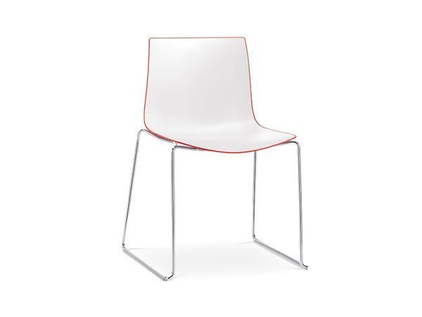 【アルペール/arper / GOODS】のCatifa 46 Armless Chair / カティファ46 アームレスチェア 2色タイプ スレッド脚 インテリア・キッズ・メンズ・レディースファッション・服の通販 founy(ファウニー) 　コンパクト　Compact, Small Size　フェルト　Felt, Felt Fabric　送料無料　Free Shipping　おすすめ　Recommended / Our Picks　ホーム・キャンプ・アウトドア・お取り寄せ　Home Living / Home & Lifestyle / Camping Gear / Outdoor Camping　家具・インテリア　Home Furniture & Interior. Stylish & Functional Living Spaces　チェア・椅子　Seating & Chairs　ダイニングチェア・木製チェア　Dining Chairs　シートレッド|ID: prp329100004968692 ipo3291000000037264004