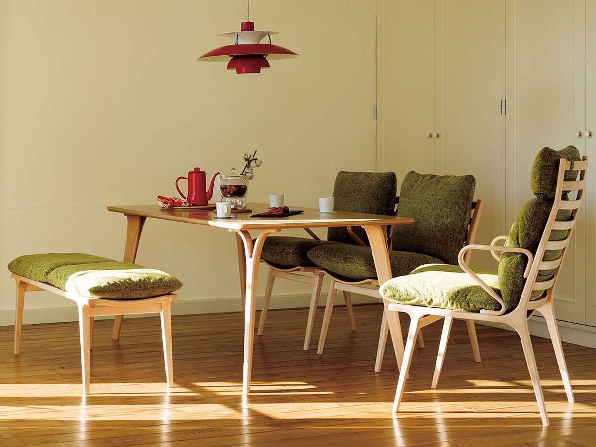 【天童木工/Tendo Mokko / GOODS】のDAN Arm Chair / ダン アームチェア インテリア・キッズ・メンズ・レディースファッション・服の通販 founy(ファウニー) 　送料無料　Free Shipping　クッション　Cushion, Throw Pillow　フレーム　Frame, Outline　ホーム・キャンプ・アウトドア・お取り寄せ　Home Living / Home & Lifestyle / Camping Gear / Outdoor Camping　家具・インテリア　Home Furniture & Interior. Stylish & Functional Living Spaces　チェア・椅子　Seating & Chairs　ダイニングチェア・木製チェア　Dining Chairs　ホーム・キャンプ・アウトドア・お取り寄せ　Home Living / Home & Lifestyle / Camping Gear / Outdoor Camping　家具・インテリア　Home Furniture & Interior. Stylish & Functional Living Spaces　チェア・椅子　Seating & Chairs　アームチェア・アクセントチェア　Armchairs & Accent Chairs　張地:カッセル C0535 イエロー(グレードC)、フレームナチュラル|ID: prp329100004968855 ipo3291000000037264568