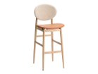 【アリアケ/ARIAKE / GOODS】のOutline Barstool / アウトライン バースツール(レザーシート+ファブリックバック) 大人の最旬トレンドファッション＆コーディネート founy(ファウニー) 送料無料 Free Shipping テーブル Table, Dining Table ファブリック Fabric, Textile ホーム・キャンプ・アウトドア・お取り寄せ Home Living / Home & Lifestyle / Camping Gear / Outdoor Camping 家具・インテリア Home Furniture & Interior. Stylish & Functional Living Spaces チェア・椅子 Seating & Chairs スツール・バースツール Stools & Bar Stools ホーム・キャンプ・アウトドア・お取り寄せ Home Living / Home & Lifestyle / Camping Gear / Outdoor Camping 家具・インテリア Home Furniture & Interior. Stylish & Functional Living Spaces チェア・椅子 Seating & Chairs カウンターチェア・ハイチェア Bar Stools / High Stools thumbnail 背面張地:B-IV(ファブリック / モリデン)、座面張地:ナチュラル(レザー / ミドリ)、フレー|ID: prp329100004968940 ipo3291000000037264893