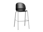 【フリッツ ハンセン/FRITZ HANSEN / GOODS】のN02 RECYCLE / N02 リサイクル バースツール クロームベース N02-50 ブラック|ID: prp329100004968950 ipo3291000000037264955