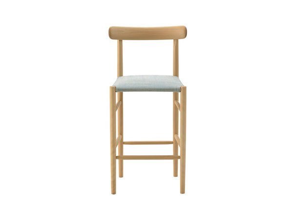 【ライトウッド/Lightwood / GOODS】のBar Stool Mid / バースツール ミドル 張座 インテリア・キッズ・メンズ・レディースファッション・服の通販 founy(ファウニー) 　送料無料　Free Shipping　エレガント 上品　Elegant　コレクション　Collection, Seasonal Line　シンプル　Simple, Minimal　ファブリック　Fabric, Textile　フォルム　Silhouette, Form　ミドル　Middle Length, Mid Height　ホーム・キャンプ・アウトドア・お取り寄せ　Home Living / Home & Lifestyle / Camping Gear / Outdoor Camping　家具・インテリア　Home Furniture & Interior. Stylish & Functional Living Spaces　チェア・椅子　Seating & Chairs　スツール・バースツール　Stools & Bar Stools　ホーム・キャンプ・アウトドア・お取り寄せ　Home Living / Home & Lifestyle / Camping Gear / Outdoor Camping　家具・インテリア　Home Furniture & Interior. Stylish & Functional Living Spaces　チェア・椅子　Seating & Chairs　カウンターチェア・ハイチェア　Bar Stools / High Stools　張地:M-02(BALI / #6053 ペールブルー)|ID: prp329100004968964 ipo3291000000037265044