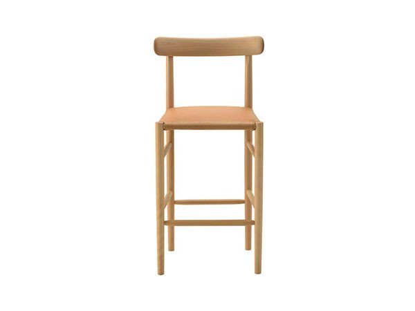 【ライトウッド/Lightwood / GOODS】のBar Stool Mid / バースツール ミドル 張座 インテリア・キッズ・メンズ・レディースファッション・服の通販 founy(ファウニー) 　送料無料　Free Shipping　エレガント 上品　Elegant　コレクション　Collection, Seasonal Line　シンプル　Simple, Minimal　ファブリック　Fabric, Textile　フォルム　Silhouette, Form　ミドル　Middle Length, Mid Height　ホーム・キャンプ・アウトドア・お取り寄せ　Home Living / Home & Lifestyle / Camping Gear / Outdoor Camping　家具・インテリア　Home Furniture & Interior. Stylish & Functional Living Spaces　チェア・椅子　Seating & Chairs　スツール・バースツール　Stools & Bar Stools　ホーム・キャンプ・アウトドア・お取り寄せ　Home Living / Home & Lifestyle / Camping Gear / Outdoor Camping　家具・インテリア　Home Furniture & Interior. Stylish & Functional Living Spaces　チェア・椅子　Seating & Chairs　カウンターチェア・ハイチェア　Bar Stools / High Stools　張地:レザー(#5006 ヌメ革)|ID: prp329100004968964 ipo3291000000037265045