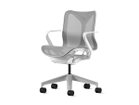 【ハーマンミラー/Herman Miller / GOODS】のCosm Chair / コズムチェア ローバック 固定アーム 大人の最旬トレンドファッション＆コーディネート founy(ファウニー) コンパクト Compact, Small Size シンプル Simple, Minimal バランス Balance, Style Balance フィット Fit, Slim Fit フレーム Frame, Outline ボトム Bottoms, Lower Wear メッシュ Mesh, Net Fabric ワーク Workwear, Utility Style ホーム・キャンプ・アウトドア・お取り寄せ Home Living / Home & Lifestyle / Camping Gear / Outdoor Camping 家具・インテリア Home Furniture & Interior. Stylish & Functional Living Spaces チェア・椅子 Seating & Chairs オフィスチェア・在宅ワーク用チェア Office & Desk Chairs thumbnail スタジオホワイト × ミネラル|ID: prp329100004969004 ipo3291000000037265347