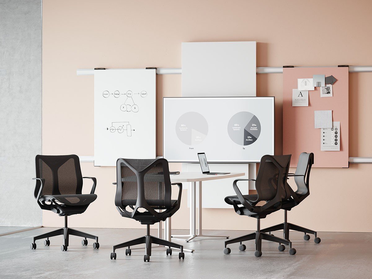 【ハーマンミラー/Herman Miller / GOODS】のCosm Chair / コズムチェア ローバック 固定アーム インテリア・キッズ・メンズ・レディースファッション・服の通販 founy(ファニー) 　コンパクト　Compact, Small Size　シンプル　Simple, Minimal　バランス　Balance, Style Balance　フィット　Fit, Slim Fit　フレーム　Frame, Outline　ボトム　Bottoms, Lower Wear　メッシュ　Mesh, Net Fabric　ワーク　Workwear, Utility Style　ホーム・キャンプ・アウトドア・お取り寄せ　Home Living / Home & Lifestyle / Camping Gear / Outdoor Camping　家具・インテリア　Home Furniture & Interior. Stylish & Functional Living Spaces　チェア・椅子　Seating & Chairs　オフィスチェア・在宅ワーク用チェア　Office & Desk Chairs　参考商品|ID: prp329100004969004 ipo3291000000037265354