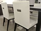 【フライミー ベーシック/FLYMEe BASIC / GOODS】のDINING CHAIR / ダイニングチェア f5897(ダークブラウン脚) 大人の最旬トレンドファッション＆コーディネート founy(ファウニー) 送料無料 Free Shipping シルバー Silver, Metallic Silver シンプル Simple, Minimal ファブリック Fabric, Textile ホーム・キャンプ・アウトドア・お取り寄せ Home Living / Home & Lifestyle / Camping Gear / Outdoor Camping 家具・インテリア Home Furniture & Interior. Stylish & Functional Living Spaces チェア・椅子 Seating & Chairs ダイニングチェア・木製チェア Dining Chairs thumbnail 手跡を気にせずお使いいただけるように背面に取手が付いています。|ID: prp329100004969006 ipo3291000000037265370