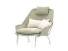 【ヴィトラ/Vitra / GOODS】のSlow Chair / スローチェア(ファブリック) 本体張地:フロッカ 04 ライトセージ(ファブリック F80)、脚部:ポリッシュドアルミニウム&lt|ID: prp329100004969013 ipo3291000000037265416
