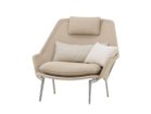 【ヴィトラ/Vitra / GOODS】のSlow Chair / スローチェア(ファブリック) 本体張地:フロッカ 02 ベージュ(ファブリック F80)、脚部:ポリッシュドアルミニウム<&|ID: prp329100004969013 ipo3291000000037265419